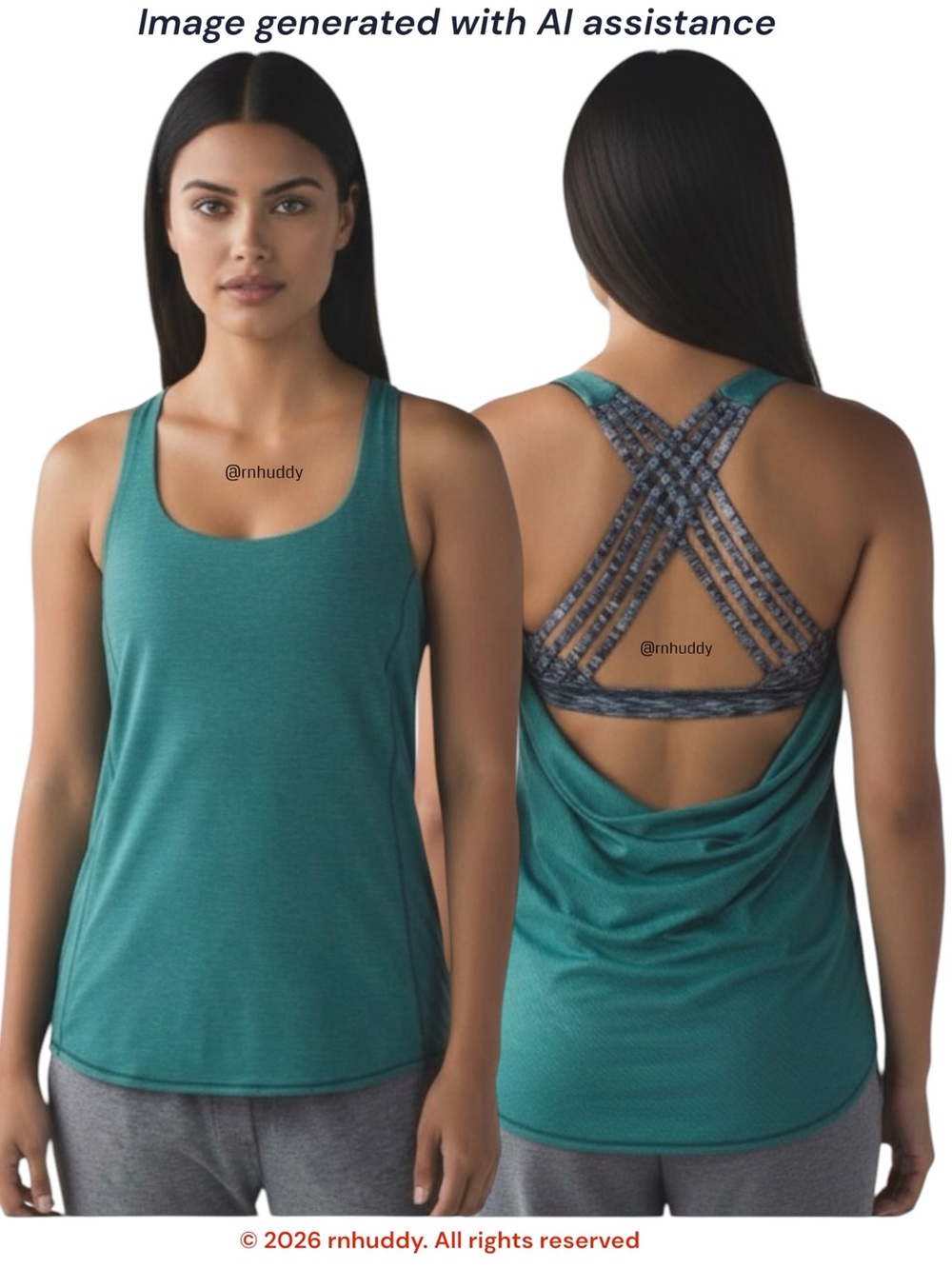 Lululemon size 2 teal Wild Tank